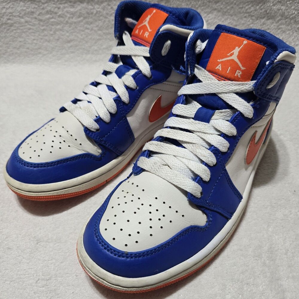 Nike Air Jordan 1 Mid “Knicks” Men's 5.5 Sneakers FD1029-400 "Wheaties" Shoes